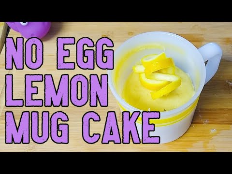 High Protein Lemon Mug Cake Recipe