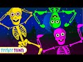 Five Skeletons Went On Halloween Party + More Spooky Scary Songs For kids By Teehee Town