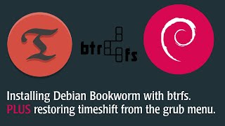 Debian 12 Bookworm Installation w/BTRFS/XFCE/TIMESHIFT & GRUBBTRFS