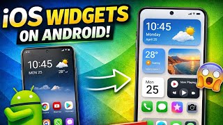 How to Install iOS Widgets on Android 🔥 iPhone Widgets on Any Android!