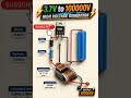 🔋  battery se 12 volt banaen. 3.7v Battery high voltage banaen 100000v Transformers se 12v banaen.