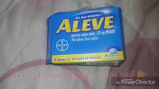 Aleve pain reliever review