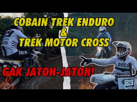 PERTAMA KALI NYOBAIN TREK ENDURO & MOTOR CROSS... GAK JATOH-JATOH GUYS!!