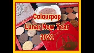 Colourpop Lunar New Year Palettes - GetThat Coin, Lucky Ox and Lantern Fest Super Shock Highlighter