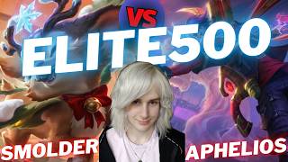 ELITE500 | SMOLDER VS APHELIOS | ADC GAMEPLAY | Patch 16.3 / Season 16 | #LeagueofLegends