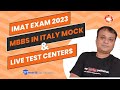 IMAT EXAM 2023- MBBS in ITALY Mock and Live Test Centers by Meritpathshala