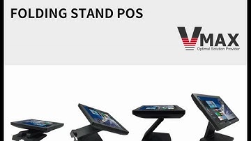 Vmax Elegant and Stylish Folding POS Terminal for Retail and Supermarket Business