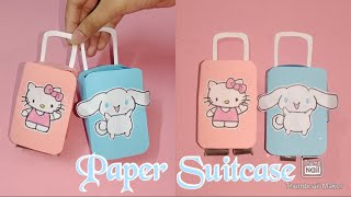 Paper Suitcase | How to make paper suitcase | Mini paper suitcase | DIY Paper Suitcase | DIY Crafts