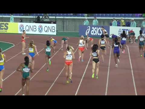 世界リレー　女子4継予選