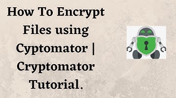 How To Encrypt Files using Cyptomator |  Cryptomator Tutorial.