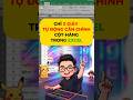 Quên Phím Tắt Đi! Cách Căn Chỉnh Bảng Excel Nhanh Nhất (AutoFit) | Sơn Sói Review #shorts