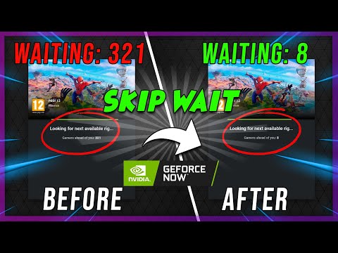 *SKIP WAITING* in GEFORCE NOW for FREE in 2022!