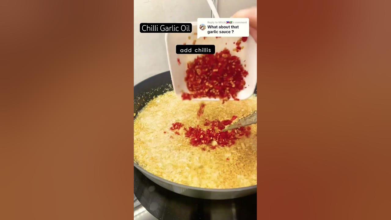 how-to-cook-chilli-garlic-oil-youtube