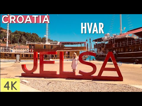 [4K] Jelsa Hvar Croatia 🇭🇷 | ► Video Guide | June 2022