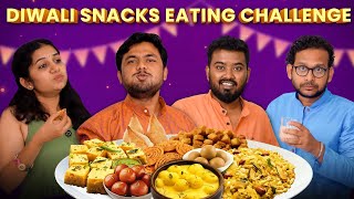 DIWALI Snacks Eating Challenge 🪔 | Mad For Fun x @WaitForIt_Official