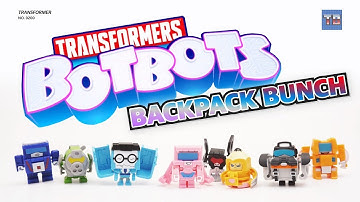 Transformers Botbots Team BACKPACK BUNCH! Video Robot toy Review!