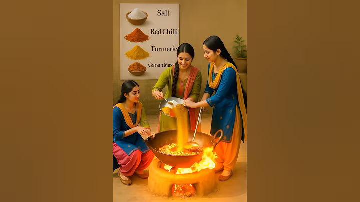 Tiny ladies making giant Bitter gourd #miniaturefood #miniatureart #aivideo #ai