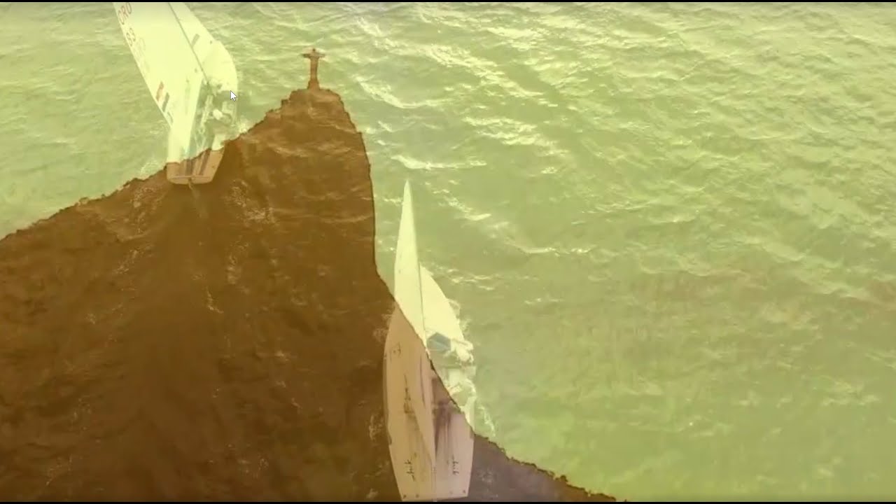 Zaoli Sails  next to their sailors at Rio 2016