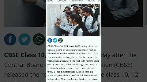 cbse result class 10th 12th || Cbse result|| Result coming today