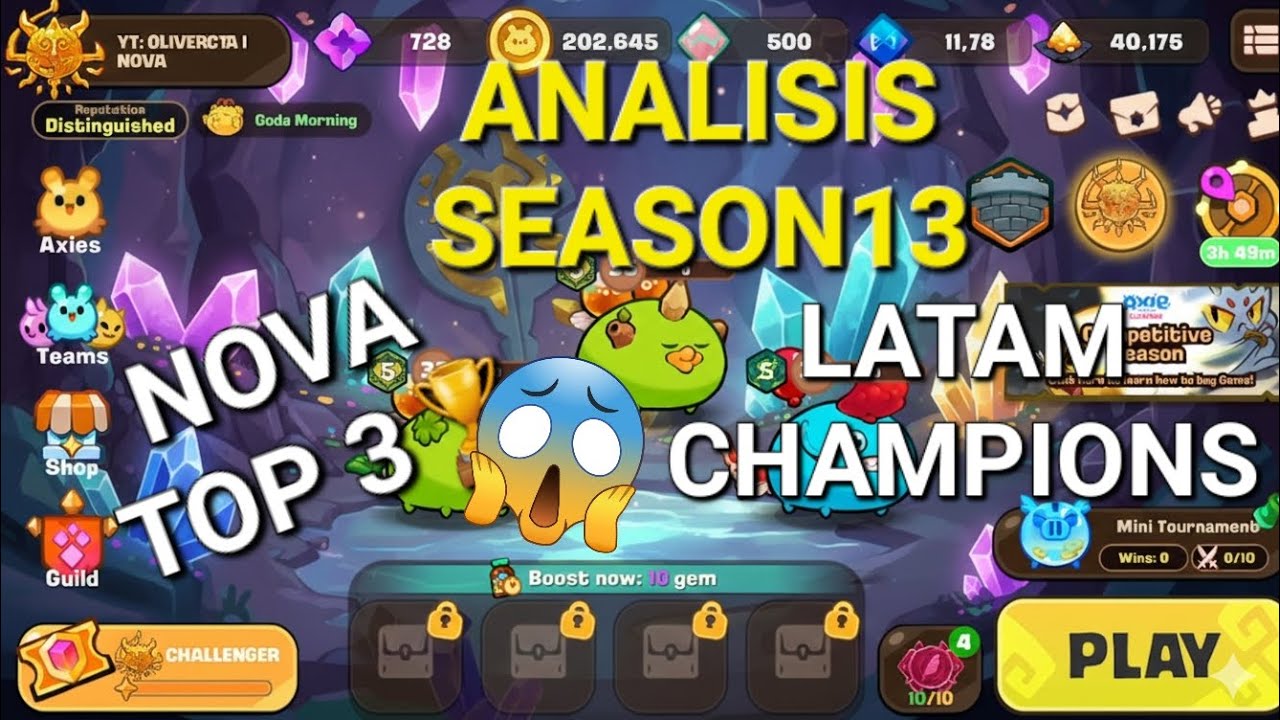 🔥ANALISIS TEMPORADA 13 | AXIE INFINITY CLASSIC 🔥 - YouTube