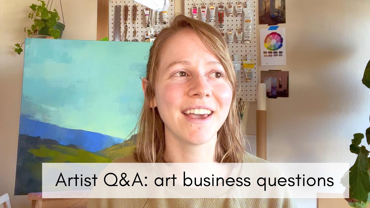 Artist Q&A art business and other questions YouTube