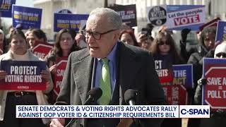 Sen. Chuck Schumer Calls Save America Act
