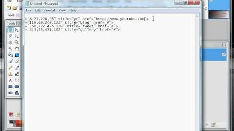 Using the Paint.NET image map plugin to create image maps.