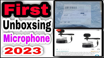 First Unboxing Microphone For Youtuber, Press, Media Etc 2023 ||| मेरा पहला माइक्रोफोन माइक अनबोक्ष