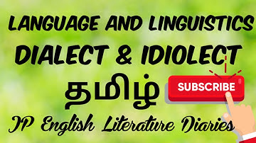 Dialect and Idiolect