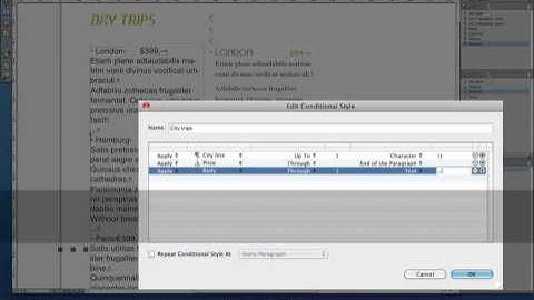 Conditional Styles - Tutorial (English)