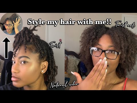 HOW I STYLE MY HAIR | TWIST TO TWIST OUT | Life As Manda