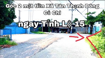 Nhà đất củ chi | giá rẻ | giới thiệu | Lô đất gốc 2 mặt tiền đường nhựa 8,4x20 thổ cư hết đất