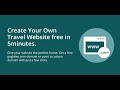 Create Travel website using goglides.com in 4 minutes