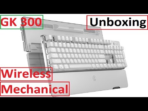 Wireless Mechanical Gaming keyboard Unboxing Review | Gamesir GK 300