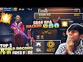 Top 5 [ WORLD RECORD ID ] In [ FREE FIRE ] Sbse Bda Hacker Free Fire Mai.