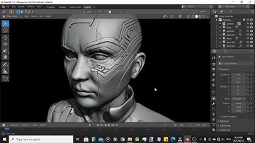 Sculpting Avengers Nebula 4 min (blender 3.0)