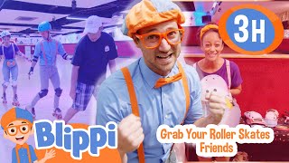 Blippi and Meekah's Roller Skate-A-Mania!!! | Blippi and Meekah Best Friend Adventures