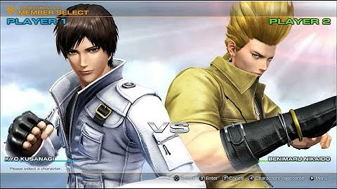 Kyo Kusunagi vs Benimaru Nikaido KOF XIV