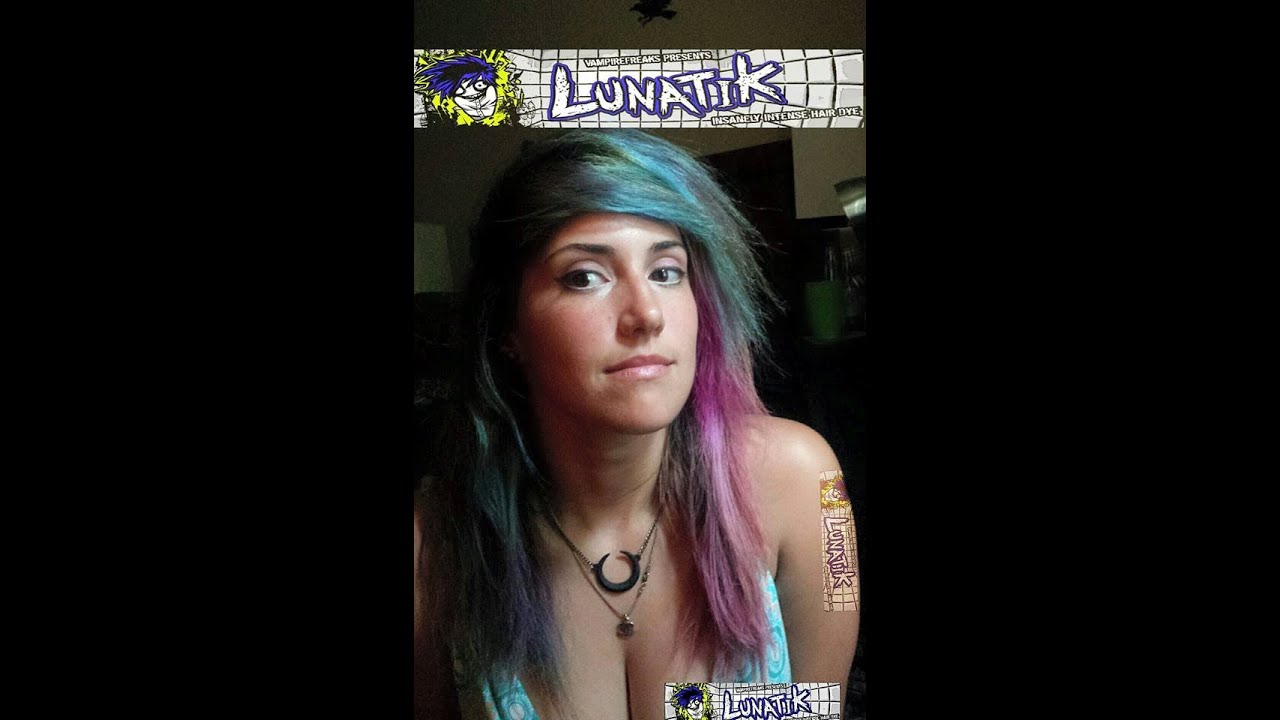 7. Lunatik Hair Dye in Monster Blue Shade - wide 10