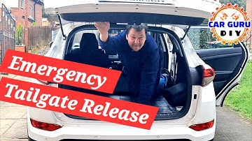 Emergency Tailgate Release/Open @CarGuruDIY