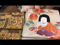 インパクトあり過ぎる刺繍帯 手書きの清水寺 絵羽模様紋入り羽織り Nippon Kimono Obi Lovers