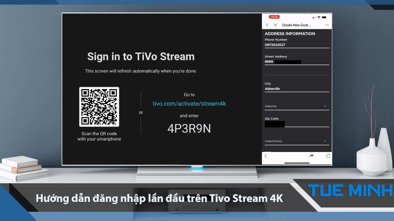 Hướng dẫn thiết lập cơ bản lần đầu cho Tivo Stream 4K - YouTube