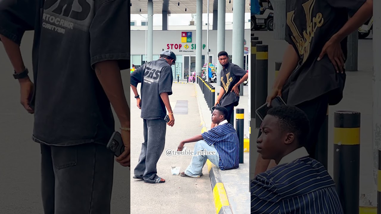So sad… He wanted to ran away with the money #funny #prank #viralvideo
