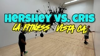 🔥4 Wall Indoor Handball🔥 (Hershey vs. Cris) Vista Ca,