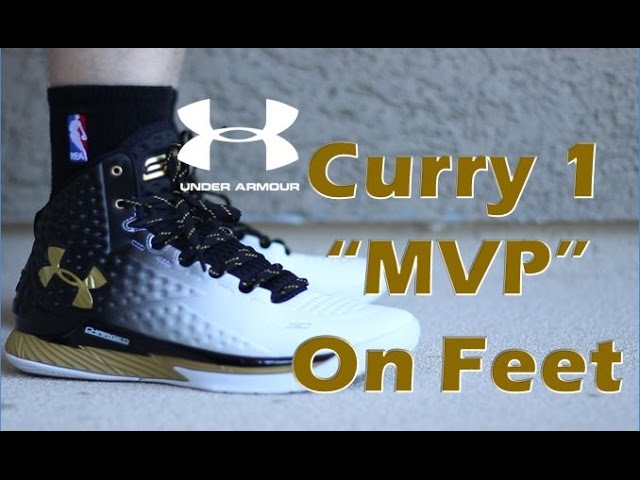 CURRY 1 MVP UA UNDER ARMOUR REVIEW + ON 