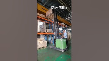 Operator Skills High Reach Standup Forklift #shorts