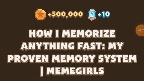 Memefi today video code I How I Memorize Anything Fast:My proven Memory System