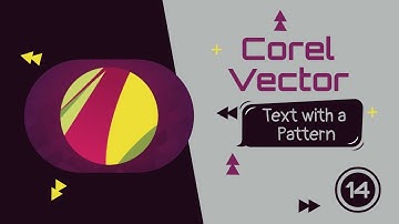 Corel Vector: Text with Pattern