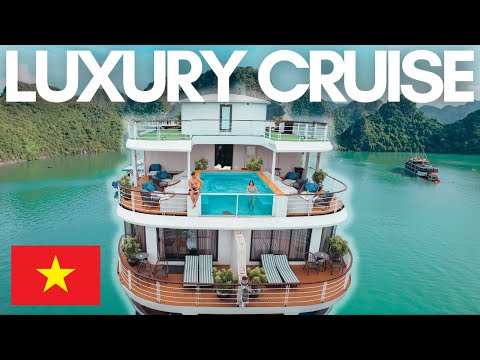 5-star LUXURY cruise in Halong Bay Vietnam😍