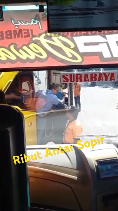 Abang jago,, Bus Ladju dan Bus Bagong Bersitegang keluar terminal